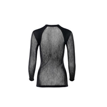 画像をギャラリービューアに読み込む, アクリマ ウールネットライトクルー 女性用 ACLIMA WOOLNET LIGHT CREW NECK WOMAN Jet Black
