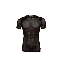 画像をギャラリービューアに読み込む, アクリマ ウールネットライトティーシャツ 男性用 ACLIMA WOOLNET LIGHT T-SHIRT MEN Jet Black
