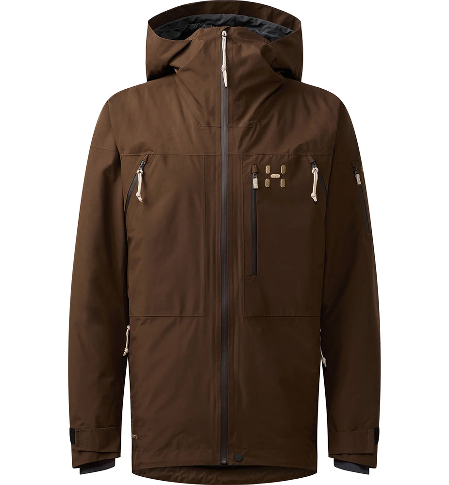 ホグロフス ラティニャ ゴアテックス インシュレティッド ジャケット 男性用 HAGLOFS Latnja GTX Insulated Jacket MEN Woodland Brown