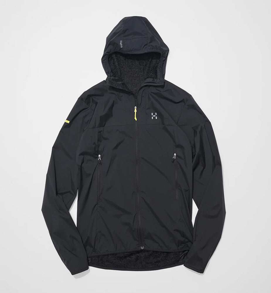ホグロフス LO リム アルファ II フード 男性用 HAGLOFS LO LIM Alpha II Hood Men True Black