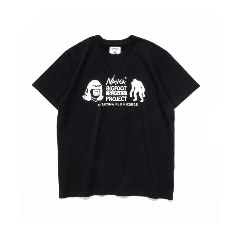 ナンガ×タコマフジレコード ビッグフットサーベイプロジェクト ロゴティー NANGA×TACOMA FUJI RECORDS BIGFOOT SURVEY PROJECT LOGO TEE 2COLOR SALE