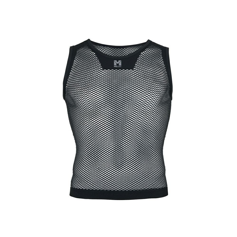 ミレー ドライナミック メッシュ NS クルー MILLET DRYNAMIC MESH NS CREW BLACK-NOIR