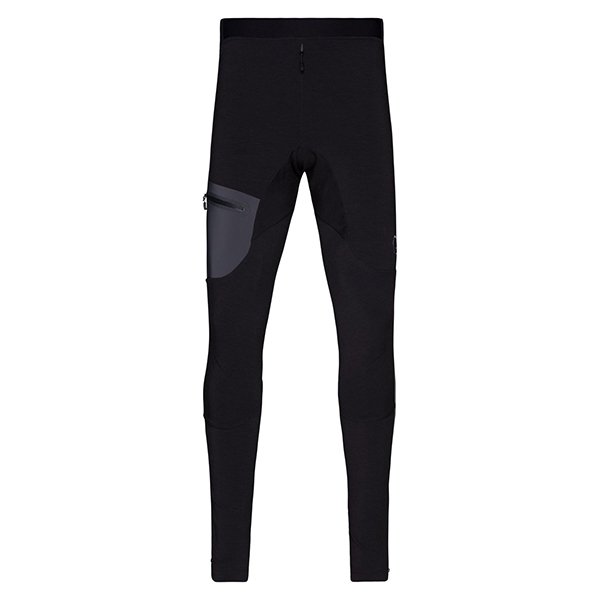 ノローナ　トロールヴェゲン ウォームウール2 ストレッチ タイツ NORRONA trollveggen warmwool2 stretch Tights 男性用 Caviar