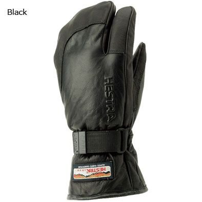 ヘストラ　3フィンガーGTXフルレザー　HESTRA 3-FINGER GTX FULL LEATHER BLACK