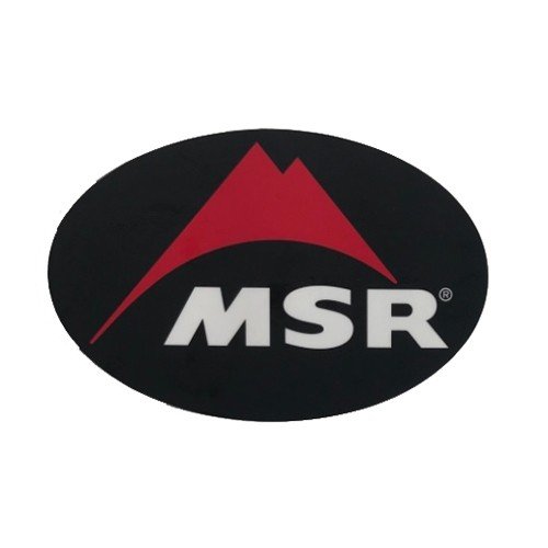 エムエスアール　ステッカー MSR ロゴオーバルステッカー