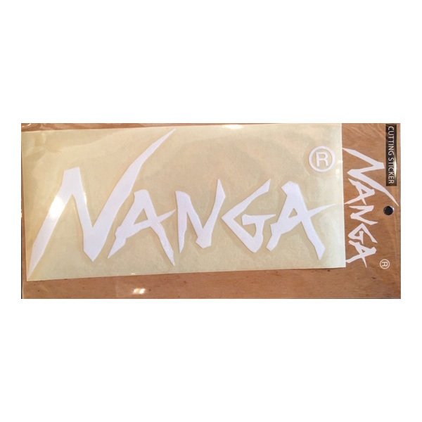 ナンガ　カッティングステッカー大 NANGA CUTTING STICKER LARGE 2COLOR